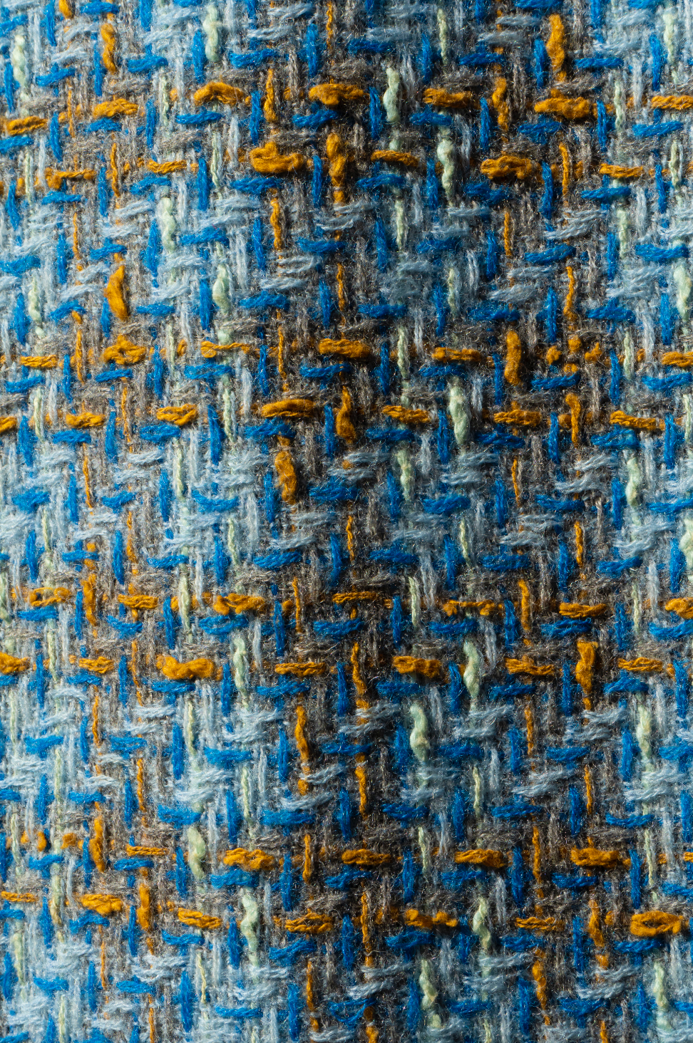 Women's Blue & Gold Knit Dress